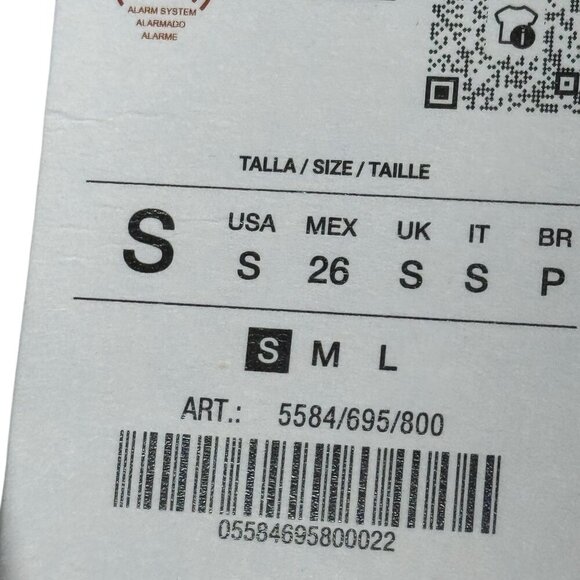 ZARA Size Small Stretch Knit shimmer midi dress Black sleeveless NEW - Picture 10 of 12